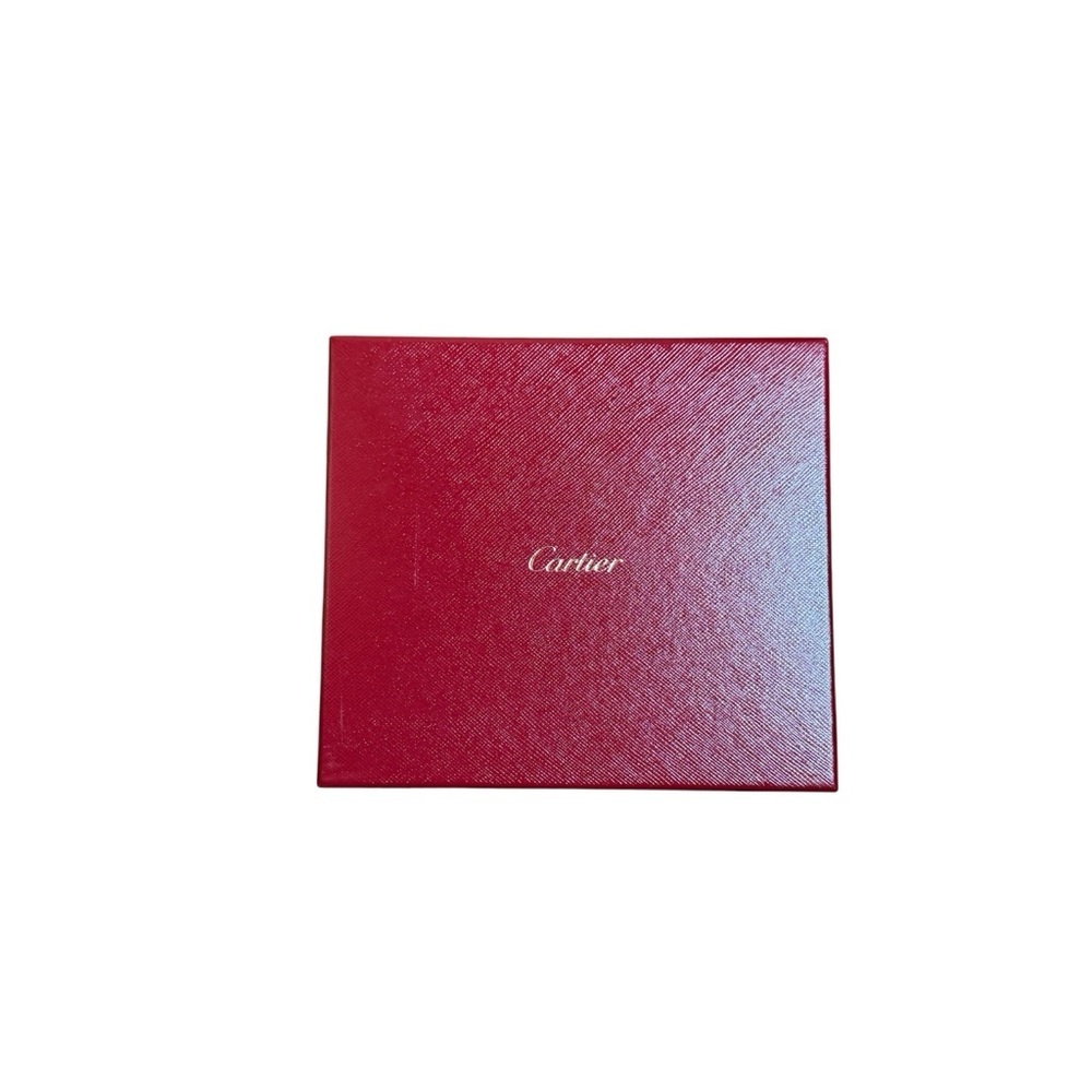 Cartier Red Jewelry Watch Bracelet Gift Box Luxury Storage Case-7" x 4.5" x 3.5"